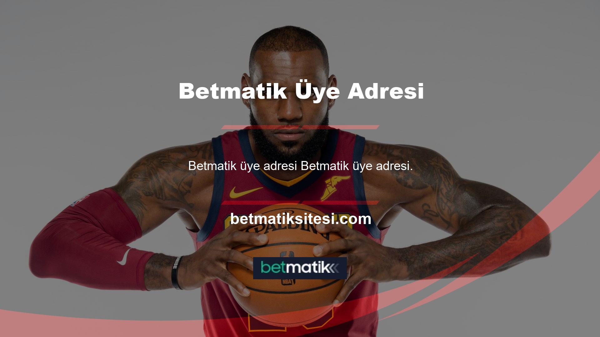 Üye adres platformu aracılığıyla en son Betmatik üye adresi ile sitemize giriş yaparak görünen bonusları kullanabilirsiniz